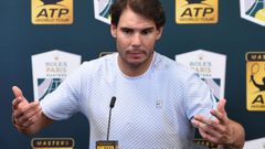 Nadal, este mi�rcoles al explicar su baja