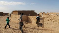 Lehbib Brahim, portando la camiseta del Celta en Argelia.