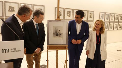Presentación do acordo sobre a cesión temporal do lenzo «A derradeira leición do mestre».