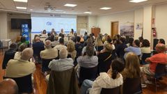 Imagen de la reuni�n de la junta directiva del PP de Pontevedra celebrada esta semana