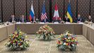 Los negociadores de Rusia, Ucrania y Estados Unidos en Ginebra
