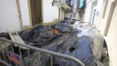 Estado actual de las obras en la calle Carmen Curuxeiras