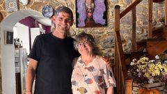 Antonio Hidalgo, junto a Marisol Mart�nez, jefa del restaurante Mar de Ardora