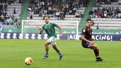 �lvaro Ram�n durante el partido contra el Pontevedre la pasada temporada