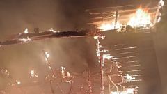 Un incendio calcina parte de una vivienda en Pilo�a sin causar heridos