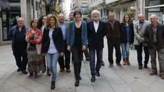 Sof�a Garc�a, al lado de Ana Pont�n, en la campa�a electoral de las municipales del 2019.