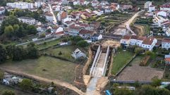 Las obras se interrumpieron antes de excavar el t�nel previsto bajo las v�as del tren