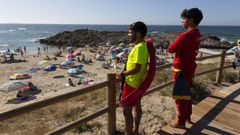 Durante el d�a hubo mucha afluencia en las playas de la Costa da Morte