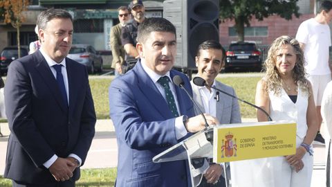 Pedro Blanco, durante su intervencin este mircoles en As Pas