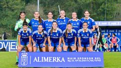 Once inicial del Real Oviedo femenino ante el Burgos