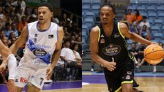 Rasir Bolton, del R�o Breog�n, y Alonzo Verge, del Leyma Coru�a.