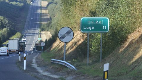 Tramo del corredor de Nadela-A Pobra de San Xiao que est� pendiente de convertirse en autov�a