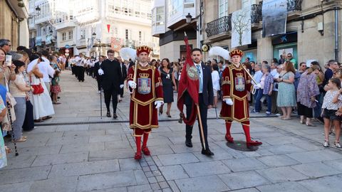 Ofrenda a San Roque en Betanzos 