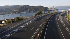 AP-9 a su paso por Vigo.