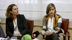 Mar�a Luisa Brandt, a la derecha, con Elisa Tarazona, directora asistencial del Grupo Ribera Salud