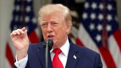 Donald Trump na Casa Blanca o pasado d�a 15.
