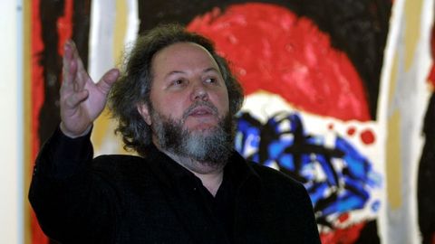 O autor nunha imaxe do 2001 en Ourense
