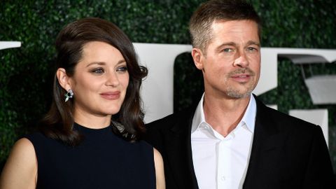 Brad Pitt y Marion Cotillard, durante el acto de promoci�n de la pel�cula que han rodado juntos. 
