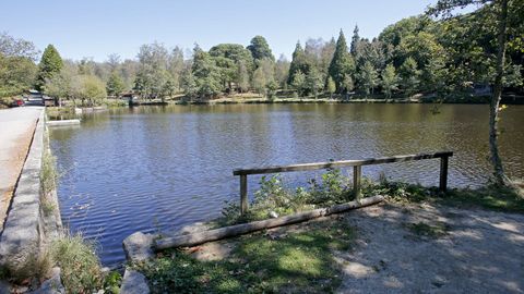 Lago de Castieiras, en Marn.