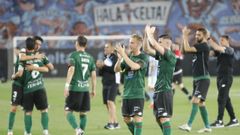 Choque disputado entre Racing y Celta Fortuna en Balados en el 2022