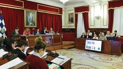 Imagen del pleno municipal, en foto de archivo.