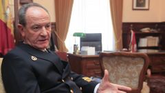 Romero Caramelo, almirante del Arsenal de Ferrol 