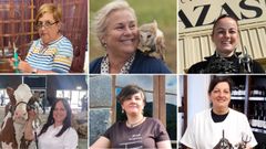Las seis premiadas con la distincin Mujer Rural de Asturias que otorga la Red Asturiana de Desarrollo Rural (Reader)