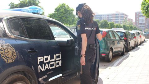 Imagen de archivo de una agente de la Polica Nacional.