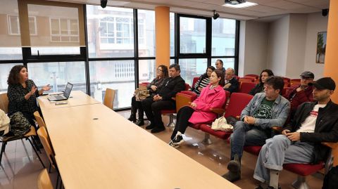 Jornada de presentaci�n del club que tuvo lugar este martes en Boiro