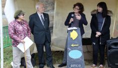 Asunci�n Arias, Ram�n Garc�a, Sonia Rodr�guez y Mar�a G. Albert, en el acto de ayer. 