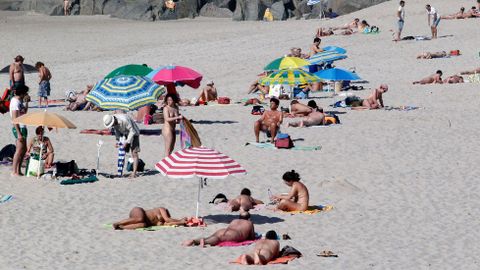 Playa de Combouzas, en Arteixo