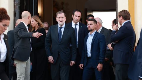 Mariano Rajoy, en la misa funeral celebrada en memoria de F�tima B��ez 