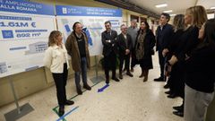 O conselleiro visitou este marteso centro con diferentes representantes polticos