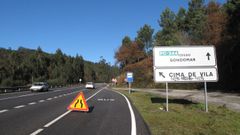 Imagen de archivo de la PO-344 donde tuvo lugar el accidente