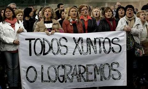 El encierro en la f�brica, apoyado por las familias, puede entrar hoy en una nueva fase.