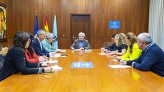 Reuni�n de la Junta de Gobierno de la Diputaci�n ourensana.
