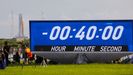 La cuenta atr�s se par� a falta de 40 minutos para la hora de lanzamiento prevista
