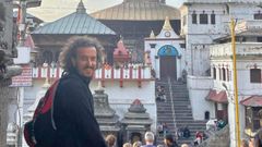 Gonzalo Mosquera, en Nepal hace unos meses. 