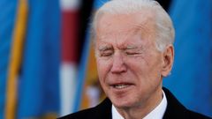 Biden se despidi� entre l�grimas de Delaware, su estado de residencia