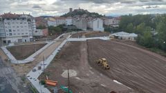 Obras en la zona C, donde se convertir� en solares casi un tercio de la superficie urbanizada