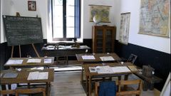 Aula republicana del Museo de la Escuela de Cabranes