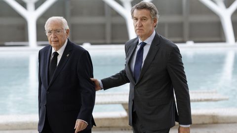 Feijoo, junto al presidente de Melilla, Juan José Imbroda