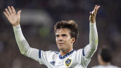 Riqui Puig.Riqui Puig con Los Angeles Galaxy