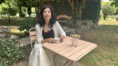 Fe Legaspi, propietaria de Casa Ferreiro, coa sa localizacin en Baltar, Concello de Pastoriza