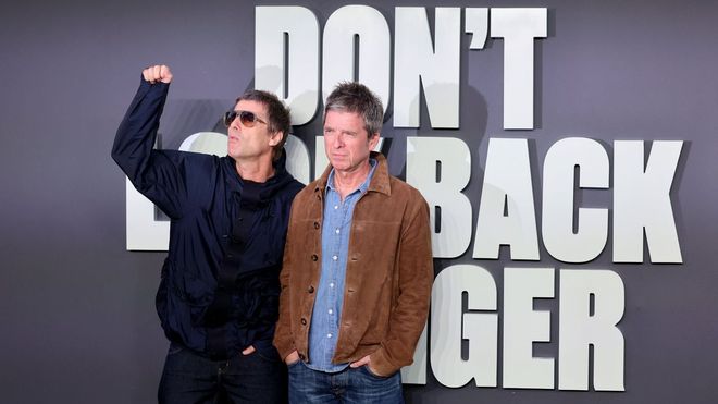 Oasis en la presentaci�n del documental  Don't Look Back In Anger 