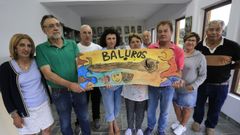 Os membros ensaian no teleclube, hoxe chamado Centro Cultural Xos� Manuel Carballo