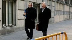 El empresario Jorge Dorribo llega al Tribunal Supremo junto a su abogado