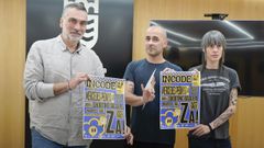 De esquerda a dereita, Demetrio G�mez, Gonzalo Maceira e Violeta Mosquera