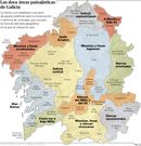 Las doce �reas paisaj�sticas de Galicia