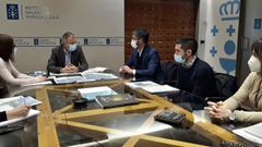 Luis Oujo mantuvo una reuni�n con Heriberto Garc�a Porto, director general del Instituto Galego da Vivenda e Solo.